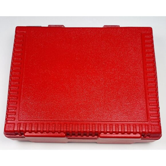 VTG 1980s LEGO Red Hard Plastic Carrying Case w/ 3+ lbs Bricks & Figures *READ* - Picture 10 of 13